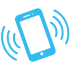 call-us call us icon of a cell phone ringing