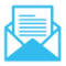 mail-us mail us icon of an envelope and letter