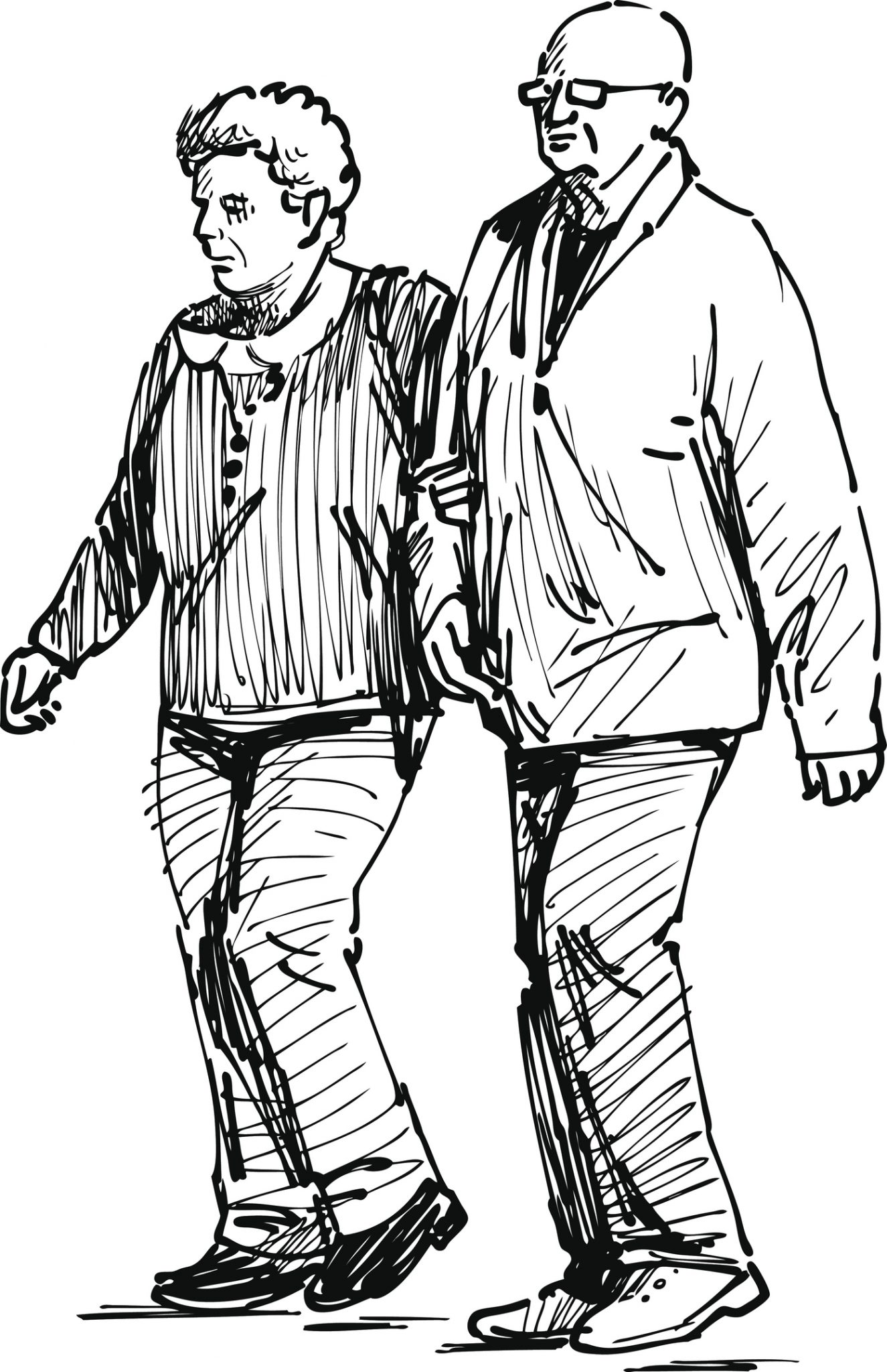 elderly spouses